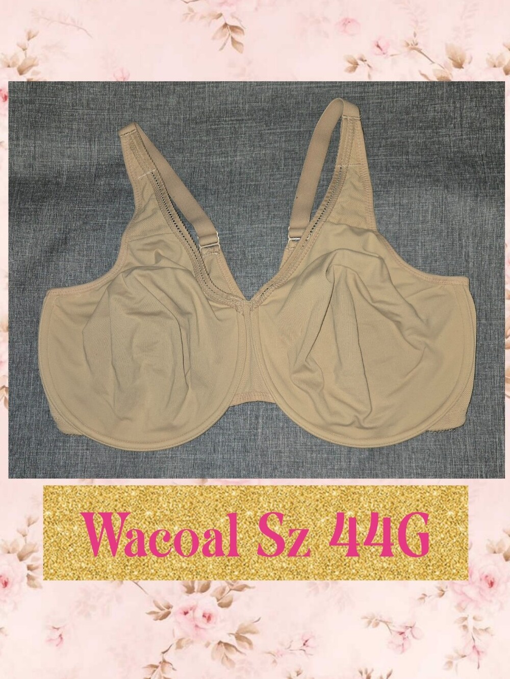 Wacoal Nude Underwire Full Coverage Bra - 44G